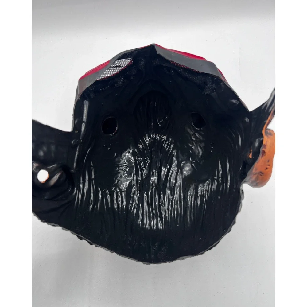 Rockstar Devil Halloween Mask Red Horne One‎ Size Adult